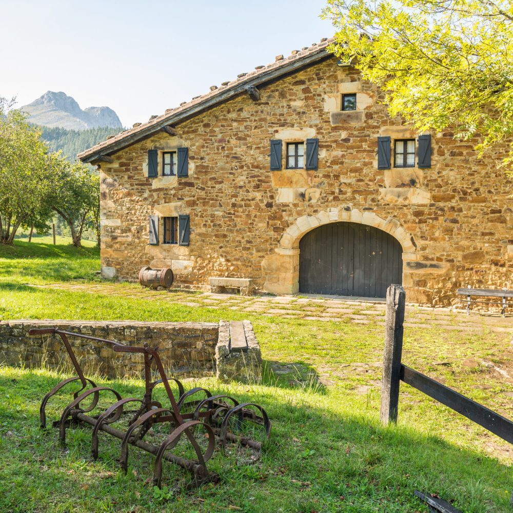 Traditional,Basque,Homestead,At,Countryside